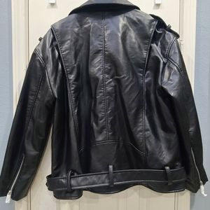 NWT Zara Faux Leather jacket